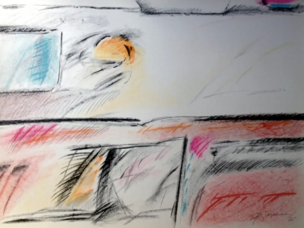 Lithograph Ràfols Casamada - S/T