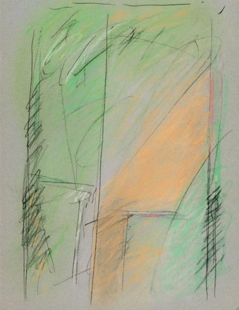 Etching Ràfols Casamada - Verd gran