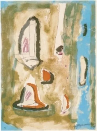 Lithograph Ràfols Casamada - Xipre-5V