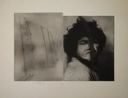 Etching Rainer - Doppelporträt oder Stirnspalt 