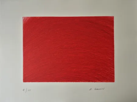 Etching Rainer - Red Wave