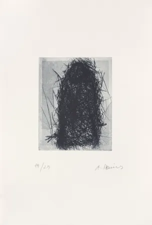 Etching Rainer - Überdeckte Selbstdarstellung (Körperpose)