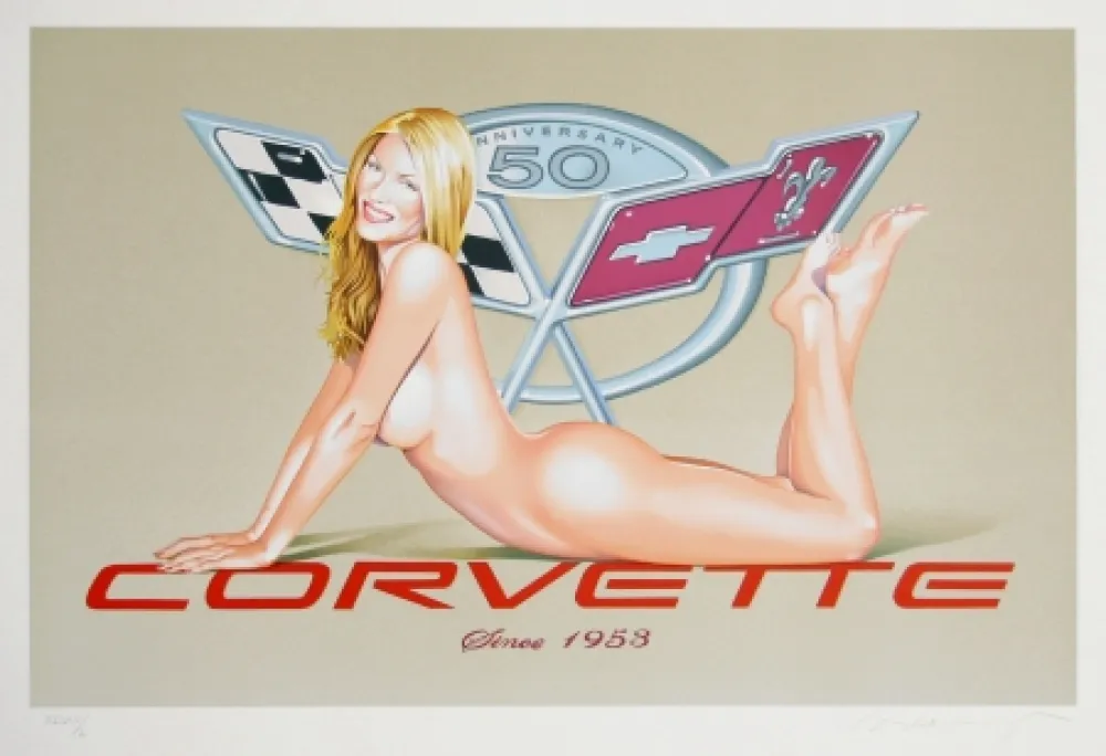 Lithograph Ramos - Corvette