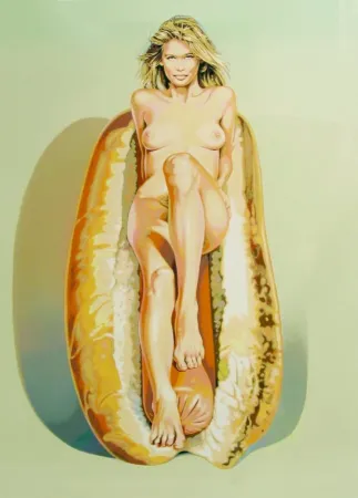 Lithograph Ramos - Doggie Dinah