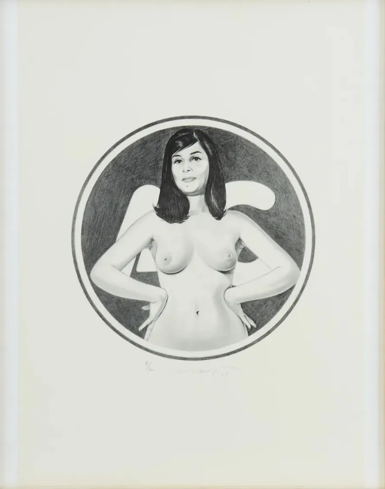 Lithograph Ramos - Kvinna