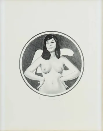 Lithograph Ramos - Kvinna