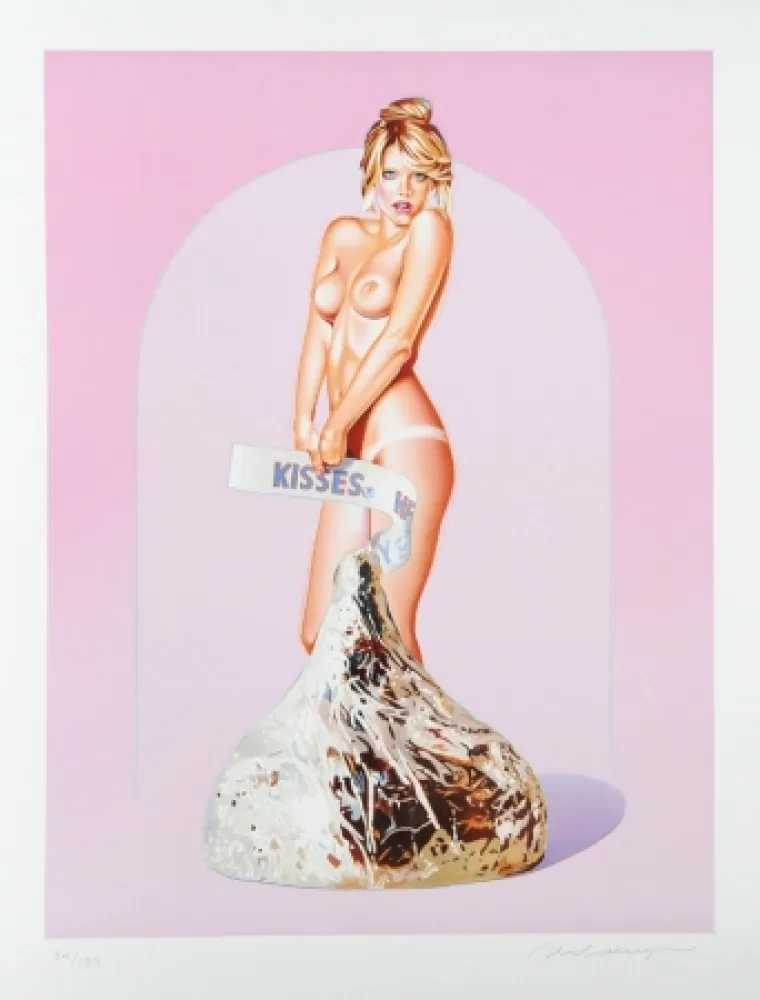 Lithograph Ramos - Miss Kiss