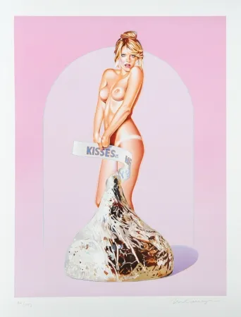 Lithograph Ramos - Miss Kiss