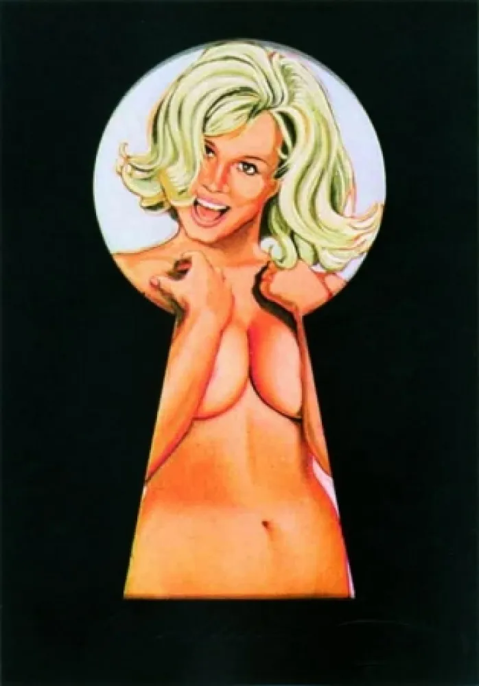 Lithograph Ramos - Peek-a-Boo Blonde