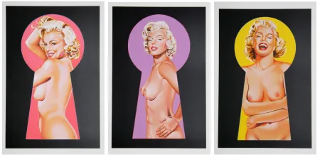 Lithograph Ramos - Peek a Boo Marilyn Suite