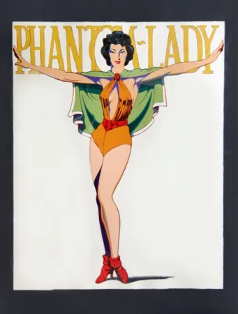 Screenprint Ramos - Phantom Lady (Black)