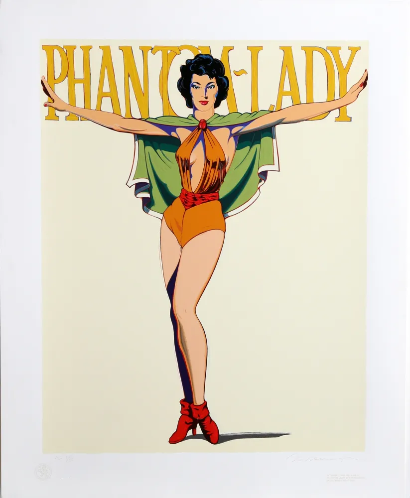 Screenprint Ramos - Phantom Lady (White)