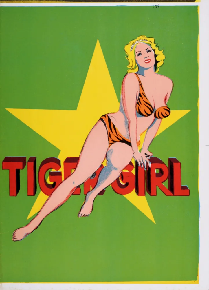 Lithograph Ramos - Tiger Girl, 1964