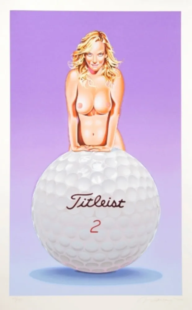 Lithograph Ramos - Titleist Tillie
