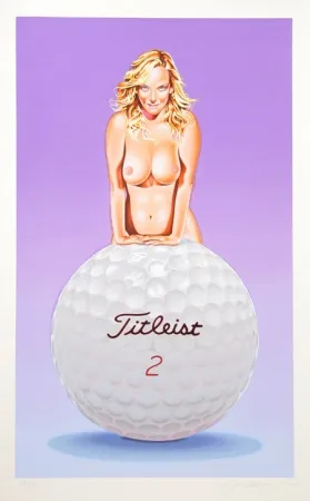 Lithograph Ramos - Titleist Tillie