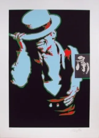 Lithograph Rancillac - SAMMY DAVIES