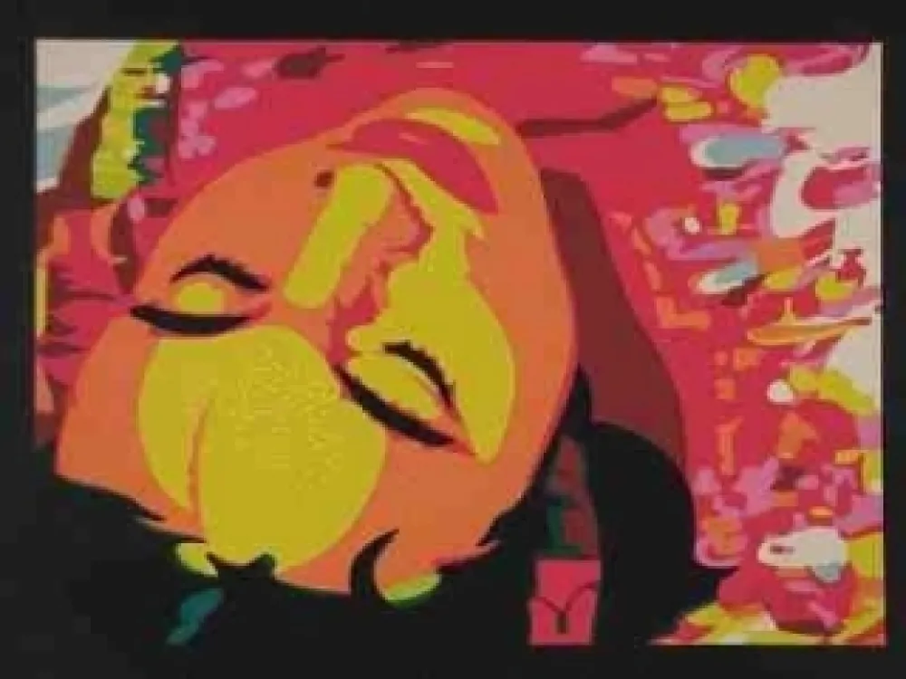 Screenprint Rancillac - Sans titre