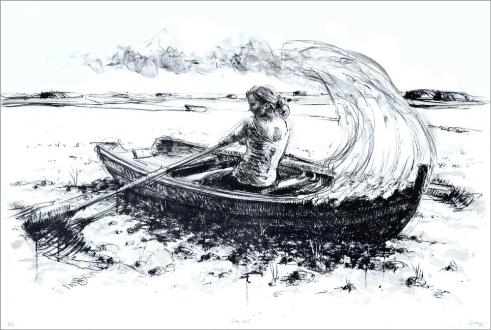 Lithograph Rantzau - Marie Curie