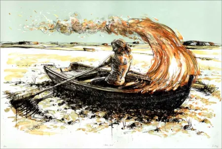 Lithograph Rantzau - Marie Curie