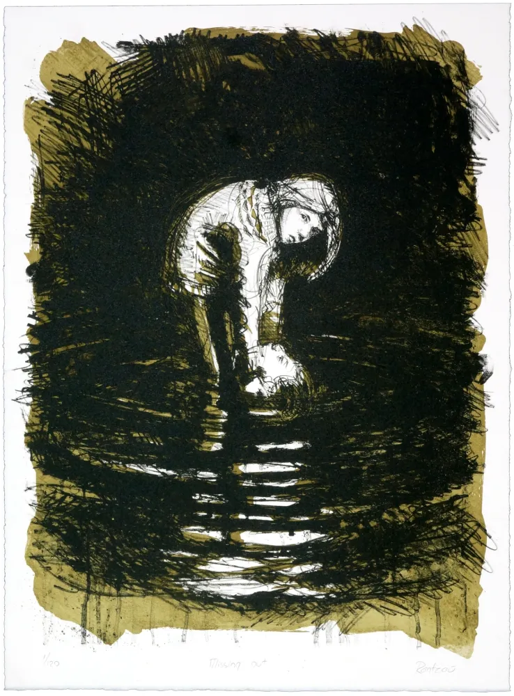 Lithograph Rantzau - Missing Out