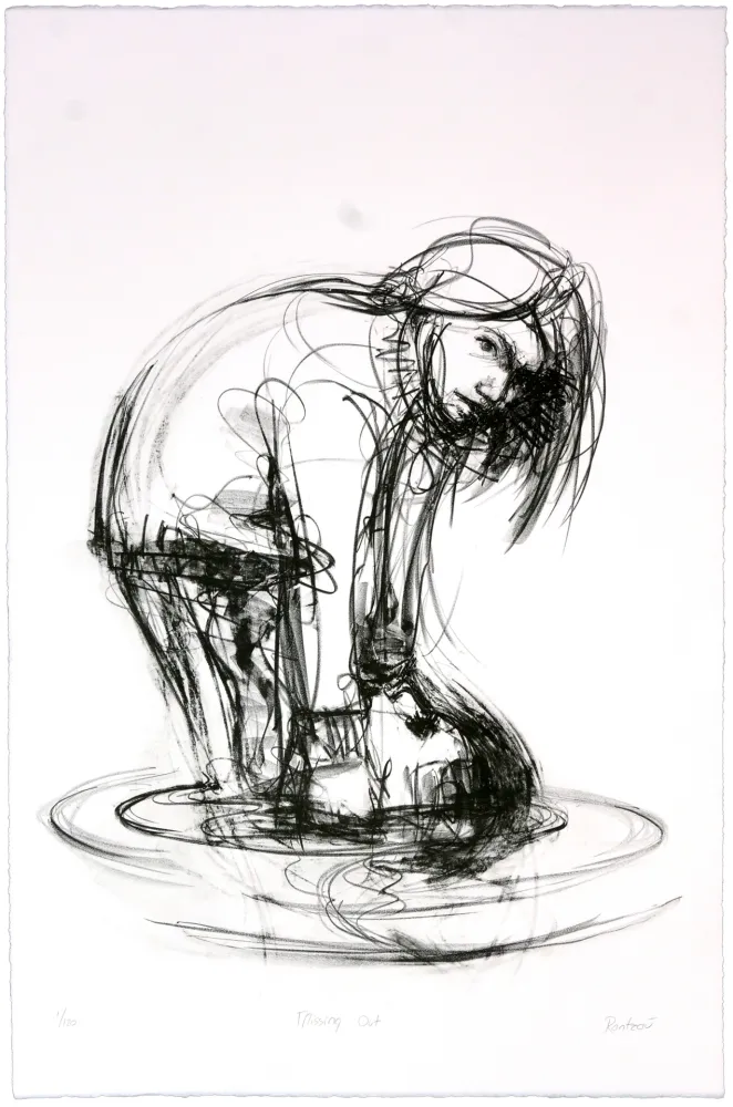 Lithograph Rantzau - Missing Out