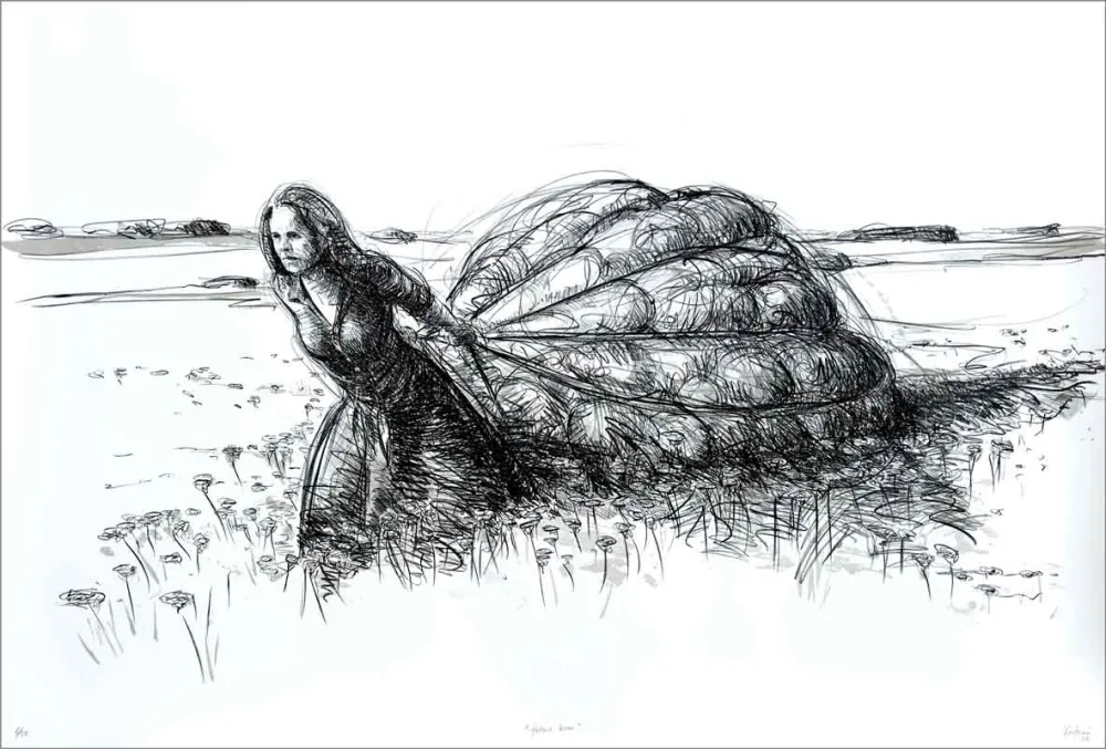 Lithograph Rantzau - The demand of the time