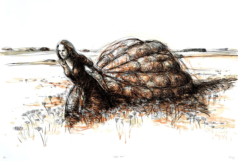 Lithograph Rantzau - The demand of the time