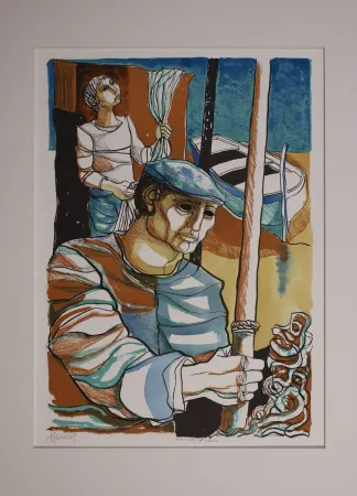 Lithograph Ranucci - Untitled