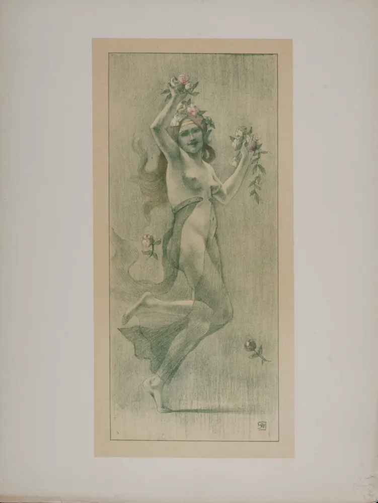 Lithograph Rassenfosse - Danse, 1897