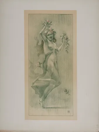 Lithograph Rassenfosse - Danse, 1897