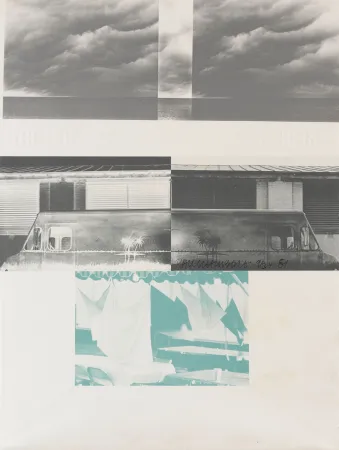 Lithograph Rauschenberg - American Pewter with Burroughs I