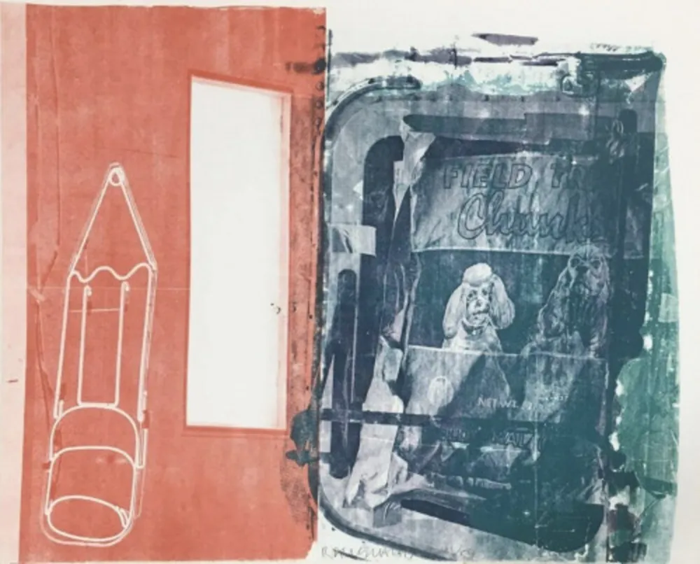 Screenprint Rauschenberg - Best Buddies