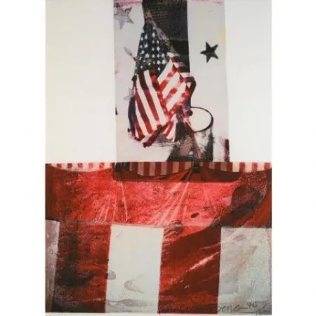 Lithograph Rauschenberg - Edward Kennedy Campaign