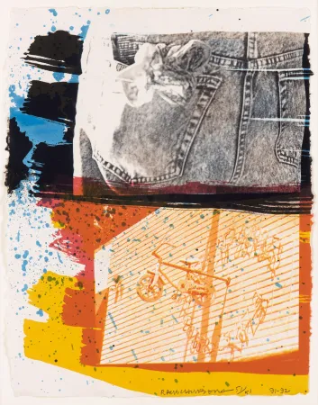 Lithograph Rauschenberg - Fest