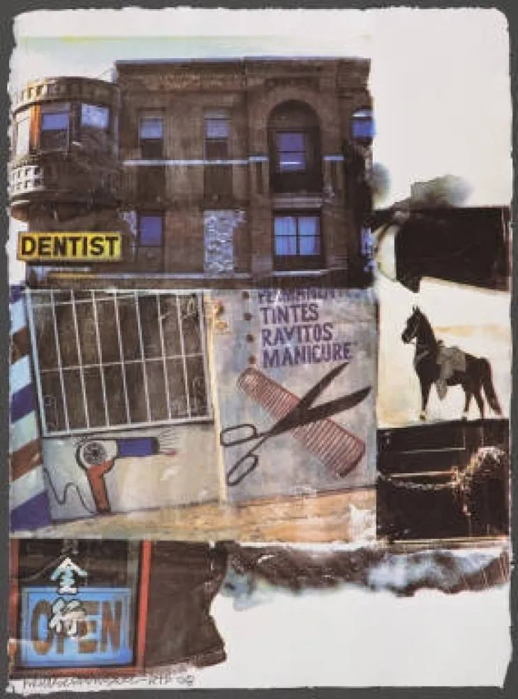 Screenprint Rauschenberg - L.A. Uncovered #10