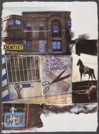 Screenprint Rauschenberg - L.A. Uncovered #10