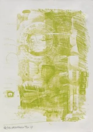 Lithograph Rauschenberg - Marsh