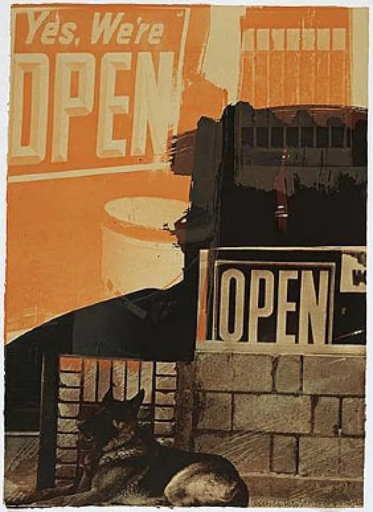 Lithograph Rauschenberg - Murmurs