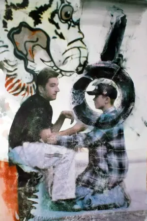 Lithograph Rauschenberg - One Lioner