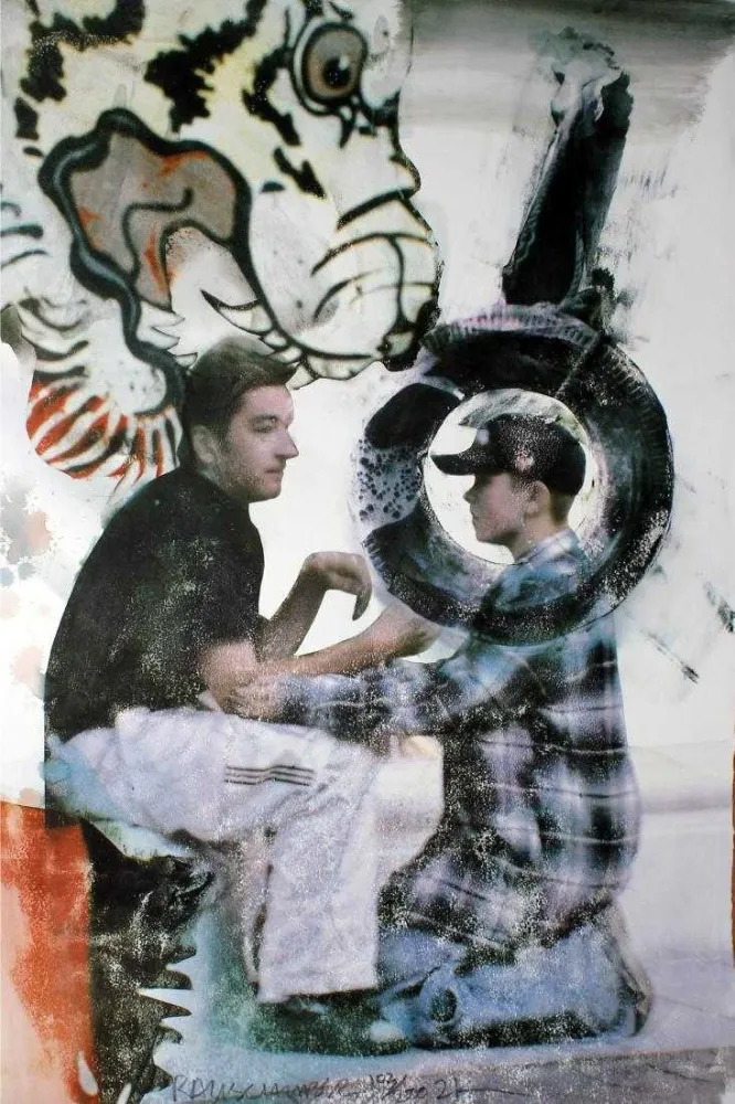 Lithograph Rauschenberg - One lioner