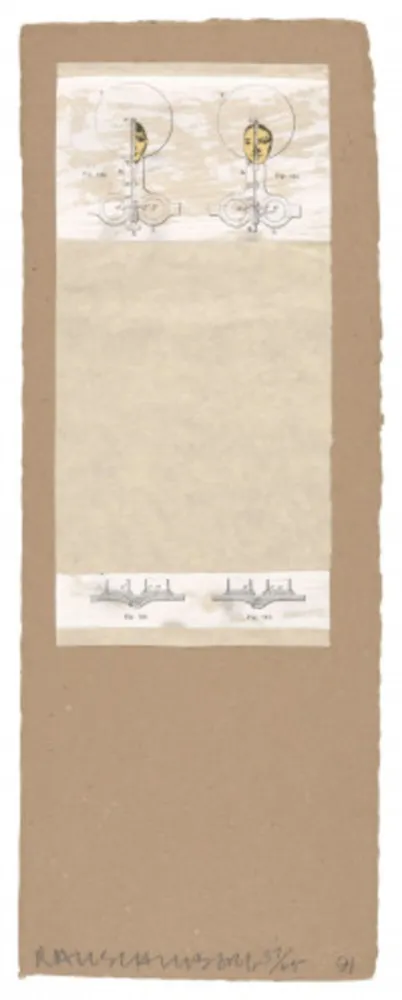 Multiple Rauschenberg - Plate I, from Shirtboards Morocco, Italy '52 Portfolio