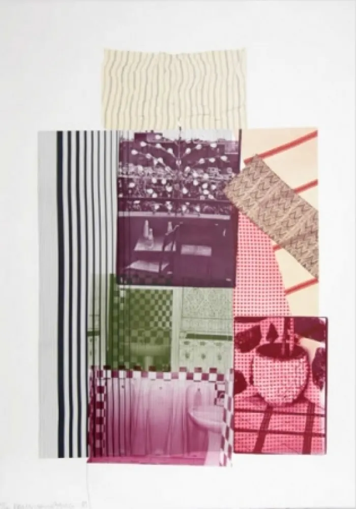 Lithograph Rauschenberg - Pre-Morocco