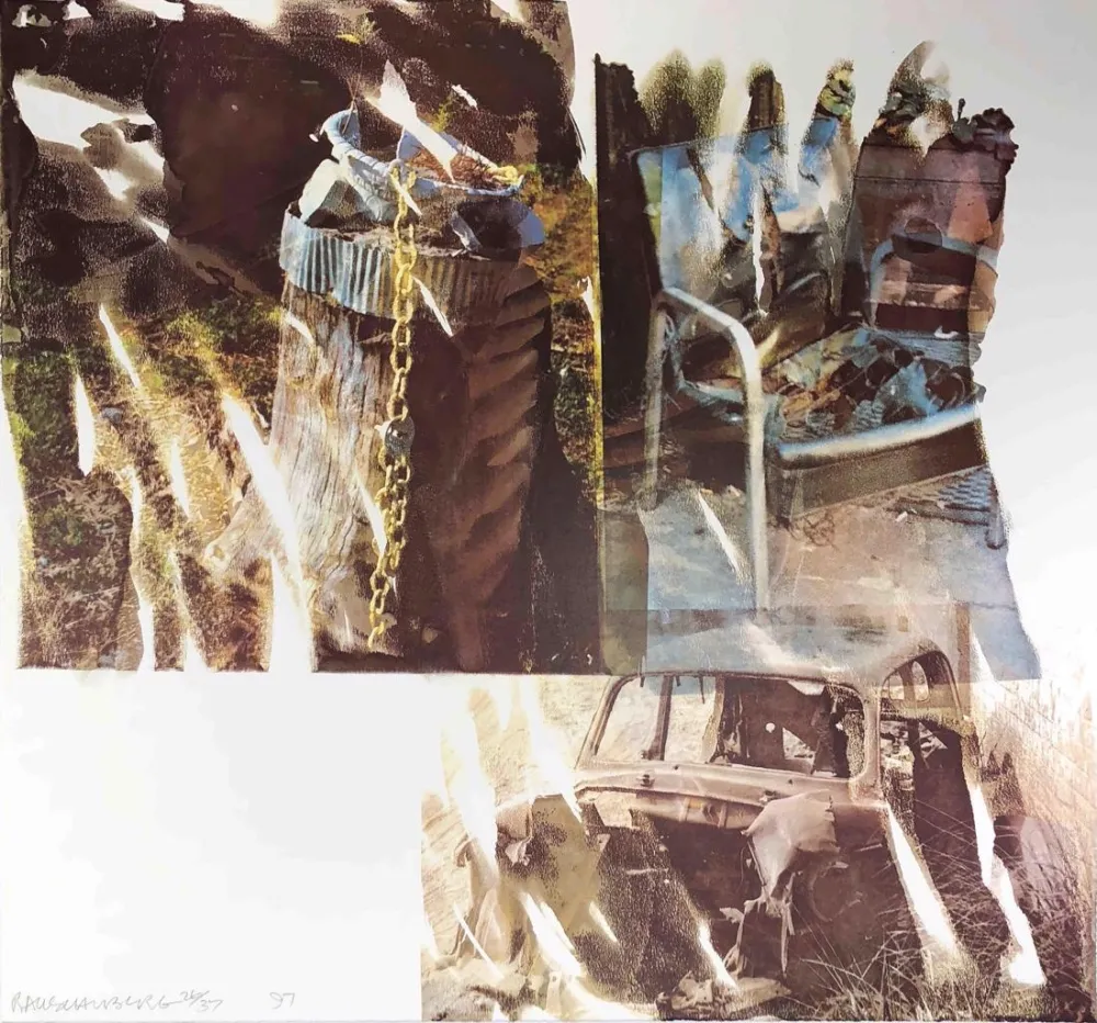 Screenprint Rauschenberg - Relic (Speculations)