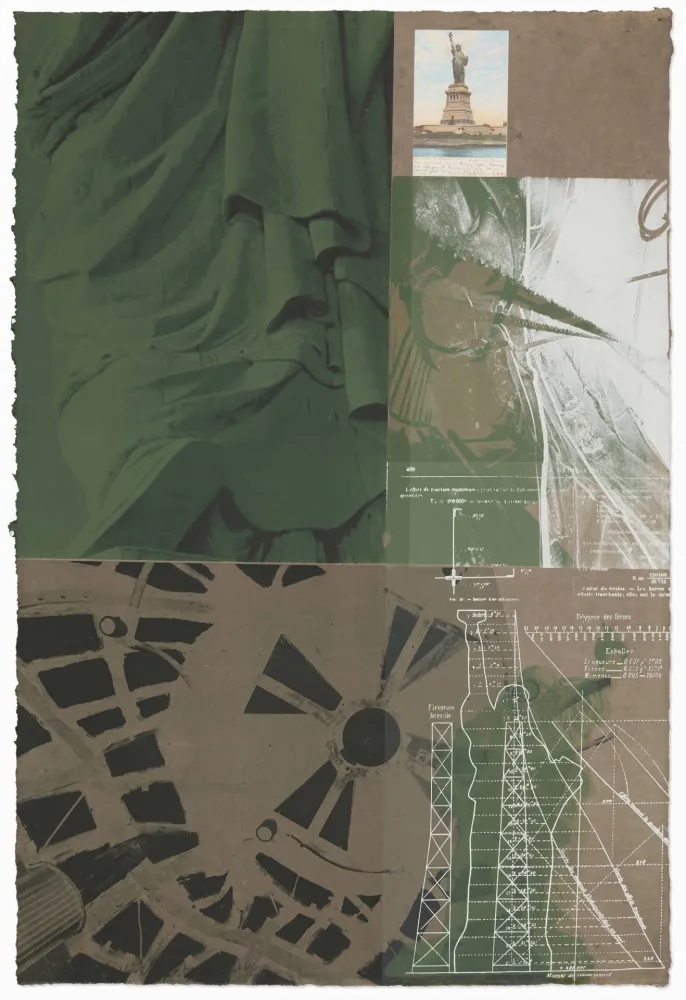 Screenprint Rauschenberg - Statue of Liberty