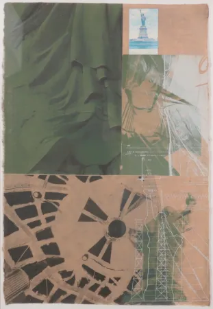 Screenprint Rauschenberg - Statue of Liberty