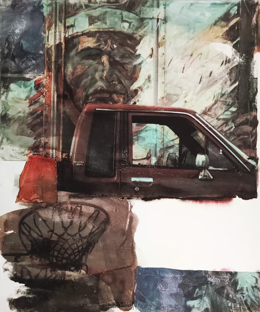 Lithograph Rauschenberg - Untitled