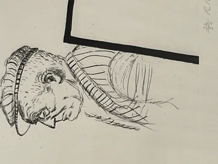 Etching Raveel - Vader