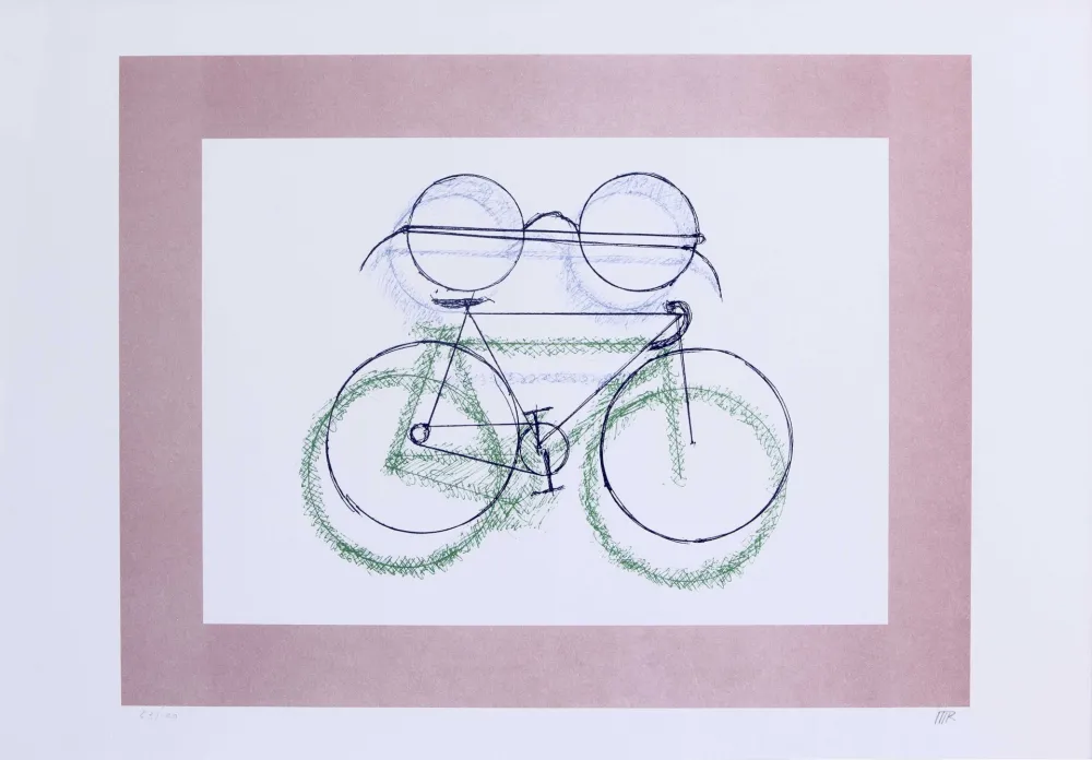 Lithograph Ray - BICICLETTA CON OCCHIALI