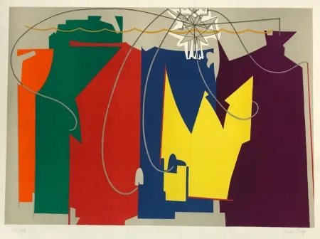 Lithograph Ray - Danza Di corda