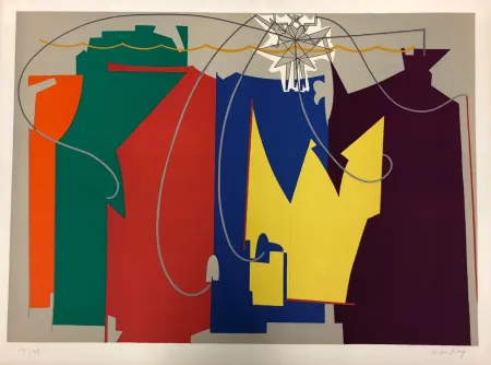 Lithograph Ray - Danza Di Corda